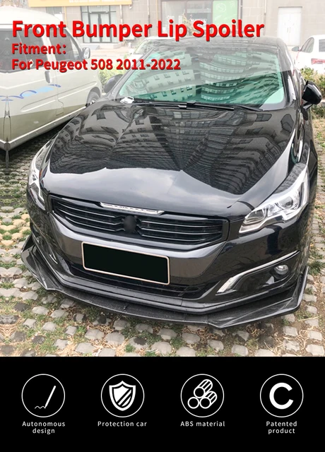 プジョー 2016-2018 フロント バンパー スポイラー 保護 リップ ボディ キット カバー トリム : フロント バンパー リップ スポイラー プジョー 208