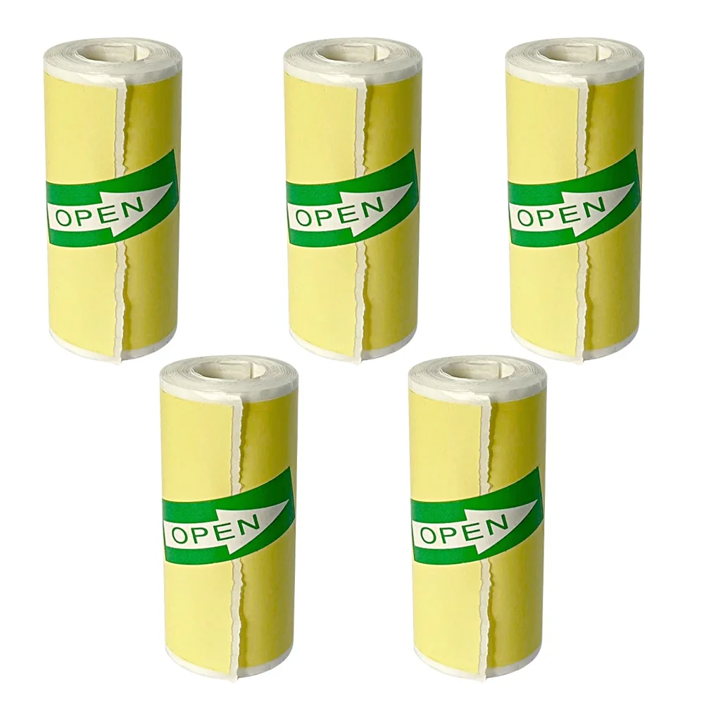 5pcs Yellow stickers