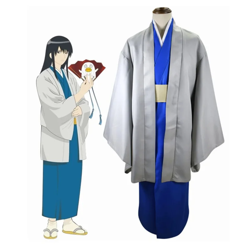 

Unisex anime cos Gintama Katsura Kotarou cosplay costumes outfit Halloween Christmas uniform suits