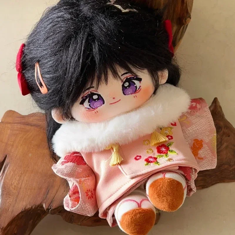 

Cosmile No attributes Kpop Idol Star Girl Black Hair Stuffed Plushie Toy 20cm Plush Doll Body Cute Gift