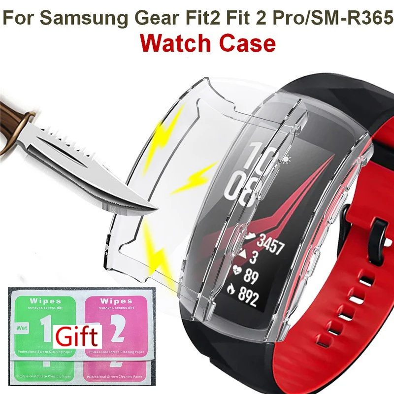 Screen Protectors Cover for Samsung gear fit2 pro R365 Watch Band TPU Frame Protective Case Fit 2 PRO Bracelet | Электроника