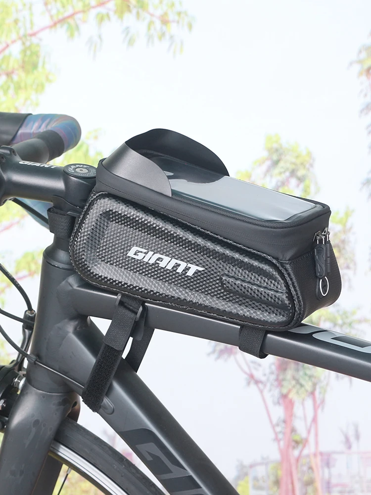 

XTC800/820/ESCAPE flat handlebar road mountain bike front beam package touch screen saddle bag
