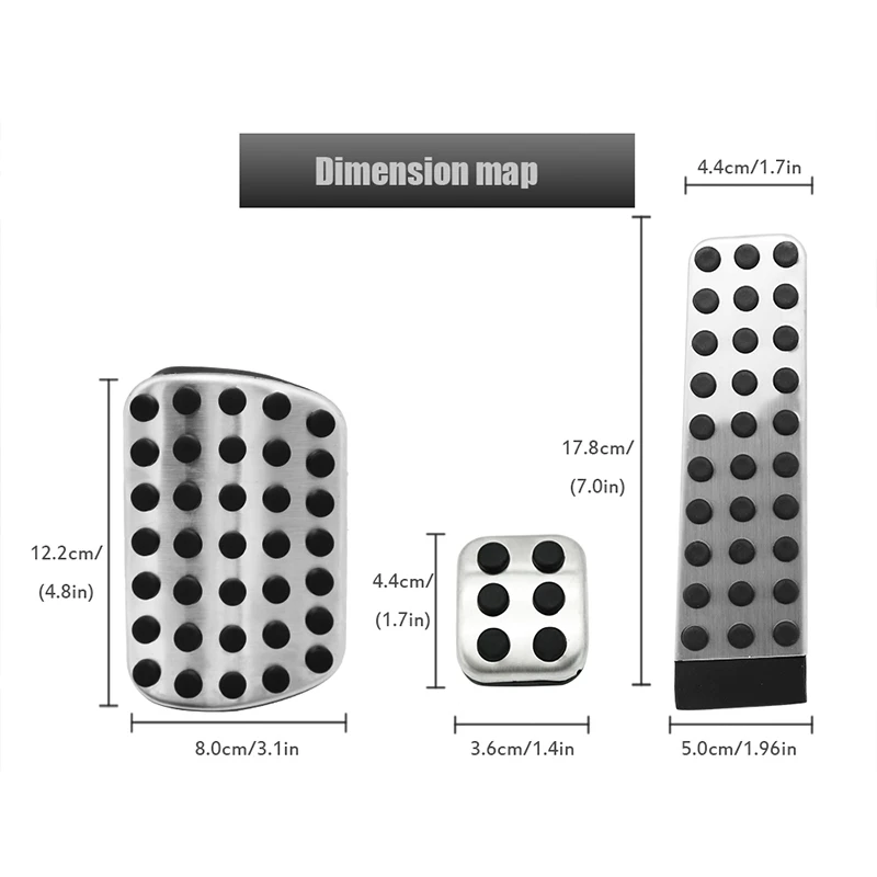 Pedal Pad Size Guide - Pedal Pad