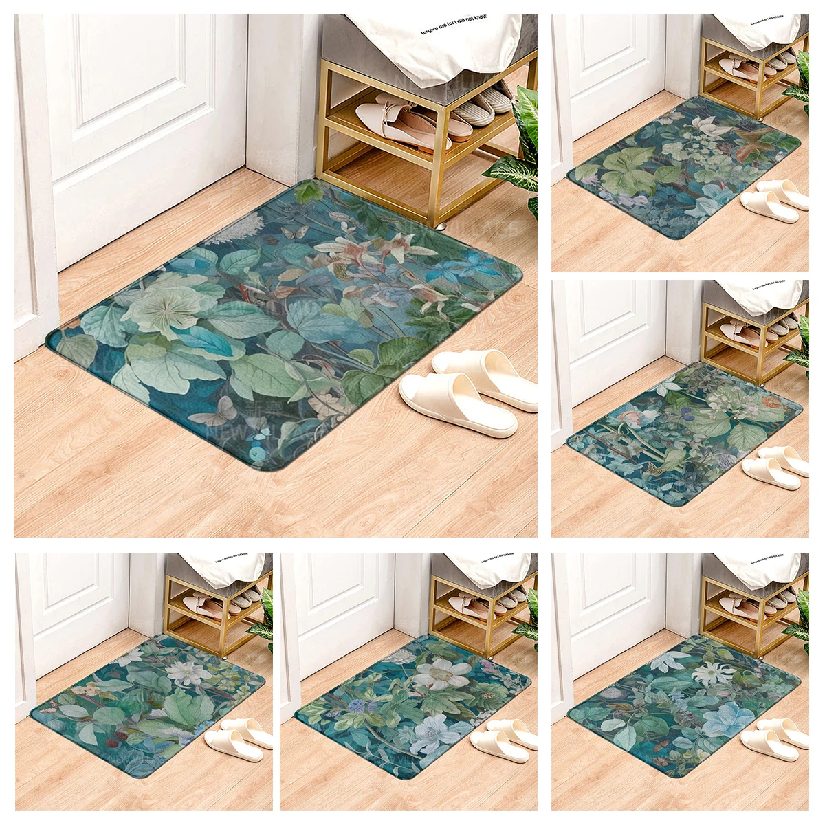 

House entrance carpet Home doormat entrance Room Bath mat Foot mat bathroom non-slip mat Kitchen water absorption mat