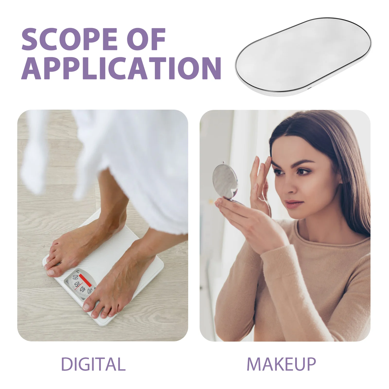 Rechargeable Scale Weight for Human Body Fat Scales Digital People Travel Weights Portable Girls Women Electronic Loss Tool