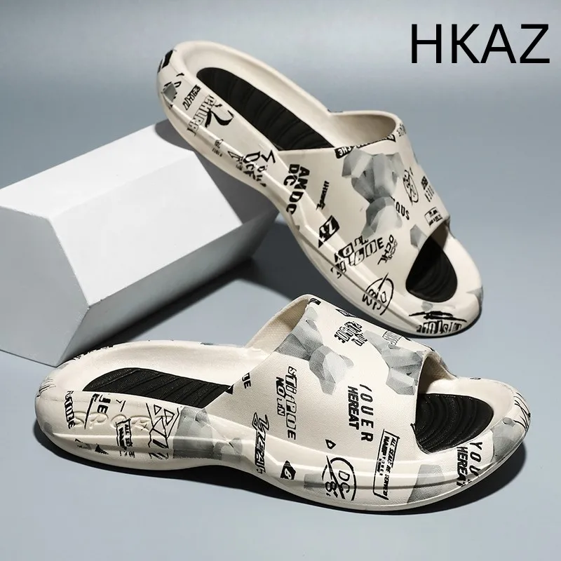 

Men's Summer Slippers Comfortable Water Proof Wear-Resistant Youth Trend Outdoor Fashion Beach Non-slip Breathable Summer Main