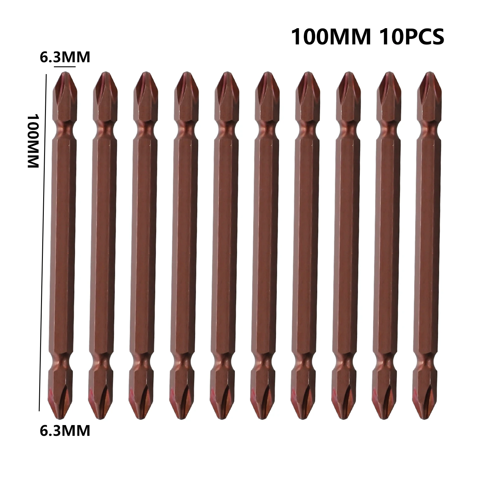 High Quality None Screwdriver Bits Pneumatic Magnetic Major Appliances PH2 Pneumatic Copper-colored 1/4\\\\\\\'\\\\\\\' Hex