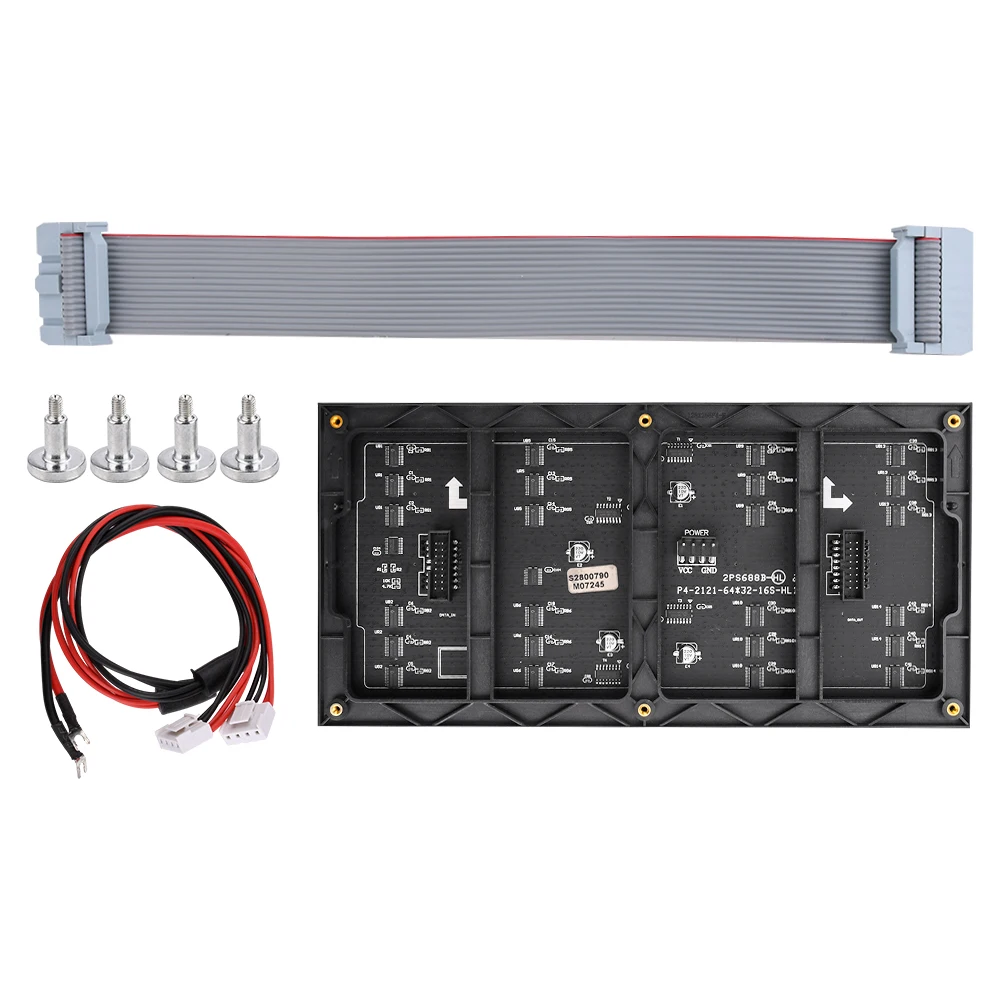 

P4 светодиодный панель экрана, модуль 256*128 мм, 64*32 пикселей, 1/16 сканирование внутренней поверхности SMD RGB, полноцветный P4 фотодисплей, панель модуля