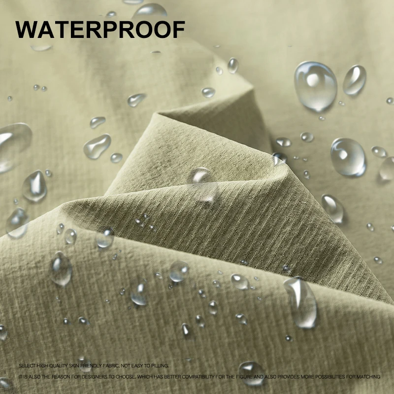 CHRLCK Men's Hiking Jacket Waterproof Windproof Windbreaker Women Outdoor Camping Trekking Fishing Jacket Fashion Coats Unsiex