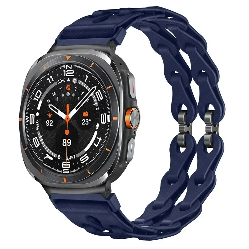Silicone Chain Strap Replacement Wristband Bracelet