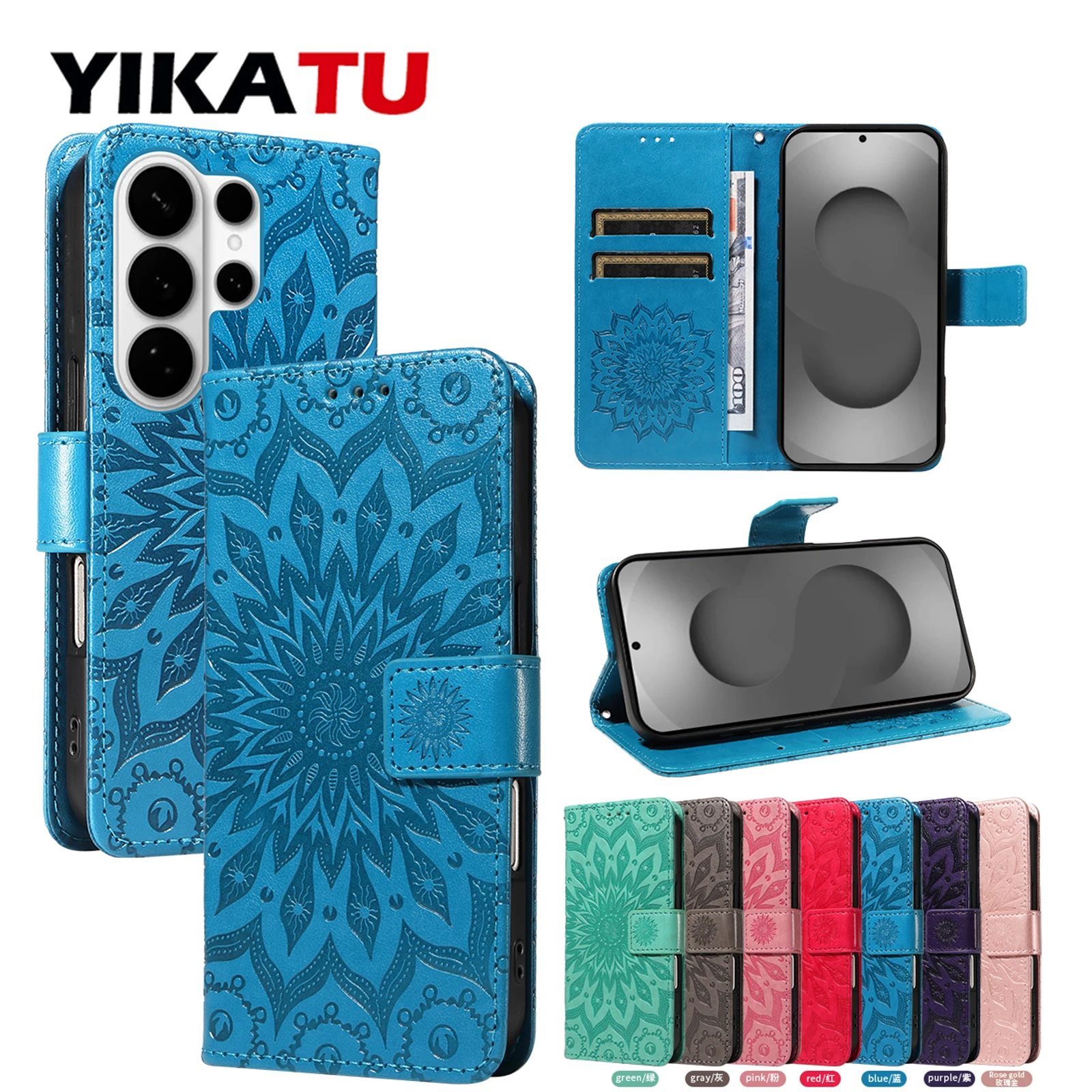 Premium Wallet Leather Case for Samsung Galaxy Smartphones