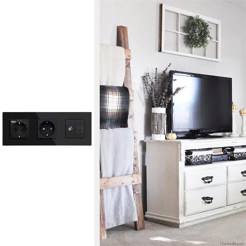 USB, interruptor de luz tipo C, painel