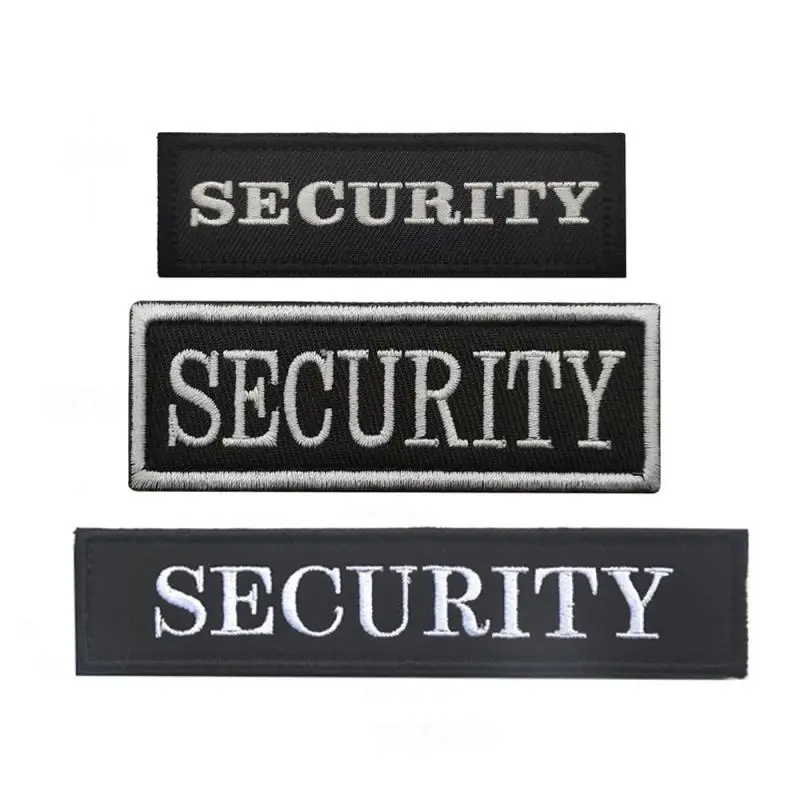 Security Enforcement Agent Embroideried Patches SHERIFF Applique Uniform Vest MIlitary Tactical Patches Apparel Sewing Supplies