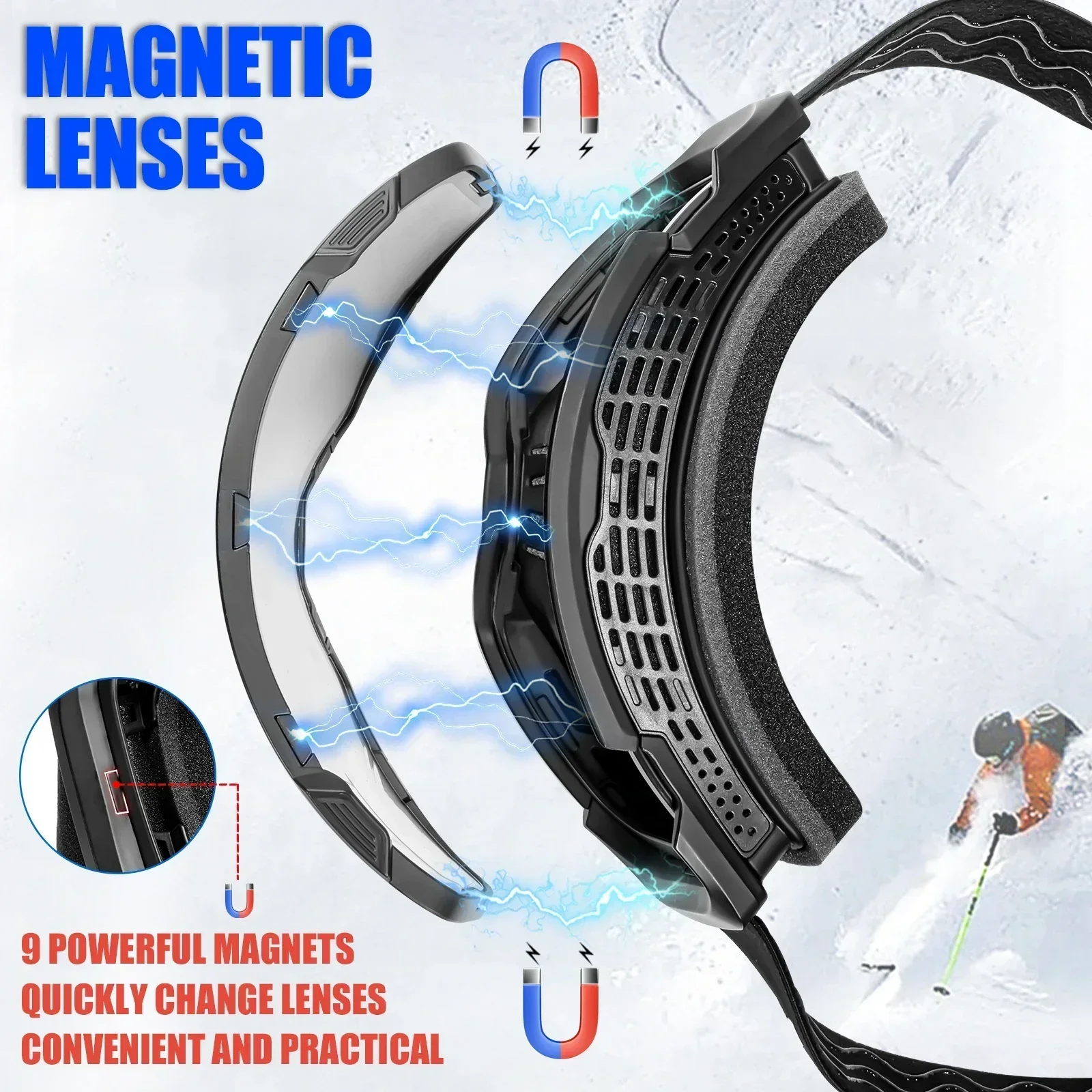 Kapvoe ������� ����ũ�ι� ��Ű ����, ������ ����ũ, �輭�� ���� ���뺸�� ����, ��Ű �Ȱ�, UV400 ��ȣ