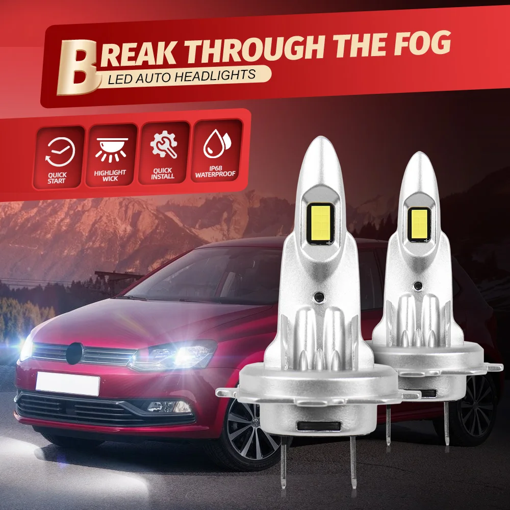 40000LM Turbo Auto Lamps 240W Canbus LED Headlights 12V 6000K White Car Headlamps For Chrysler Pacifica 2004 2005 2006