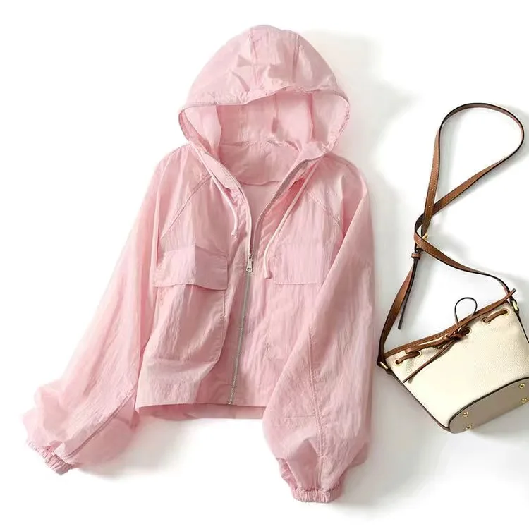 SummerSunProtectionClothingWomenKoreanCasualLooseWindbreaker