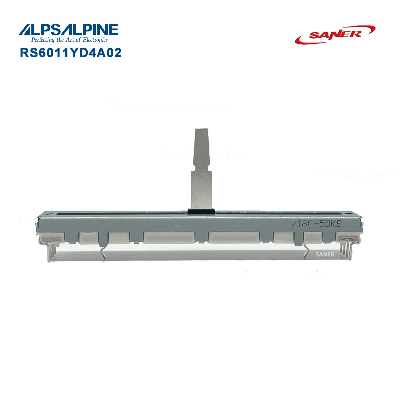 ALPS 50KB RS60Series Slide Potentiometer with Center Detent Single-unit Metal-lever Travel:60mm