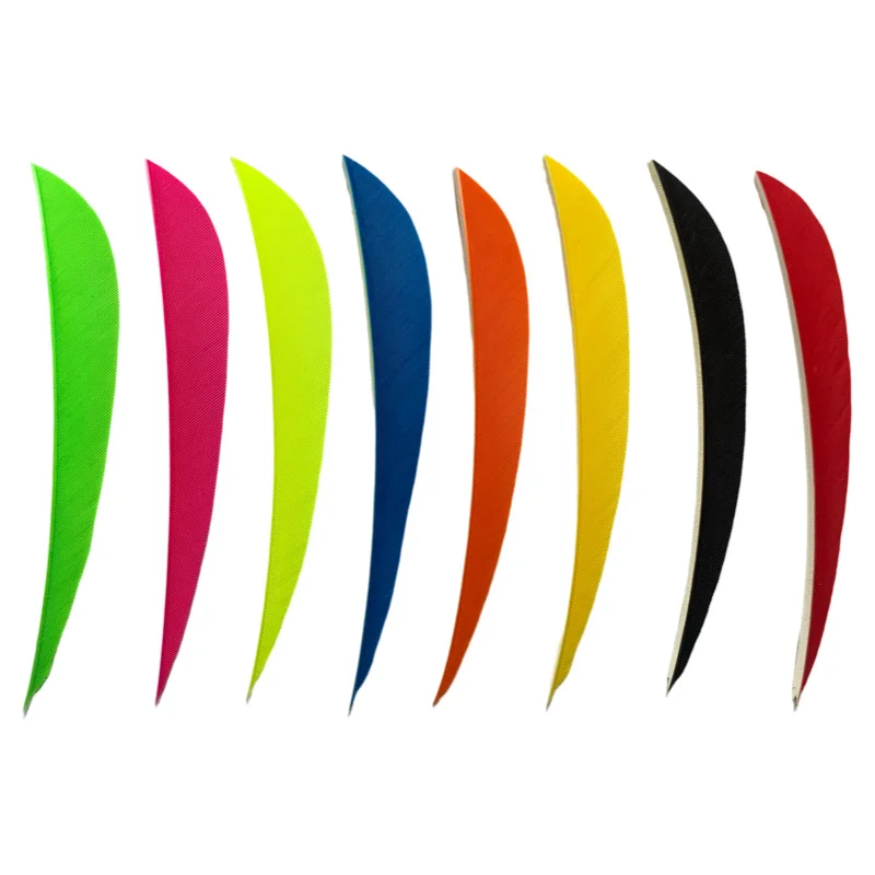 50 Pcs 5 Inch Feathers Turkey Right Wing Natural Feather Arrow Vanes Fletching Arrow Accessories Archery