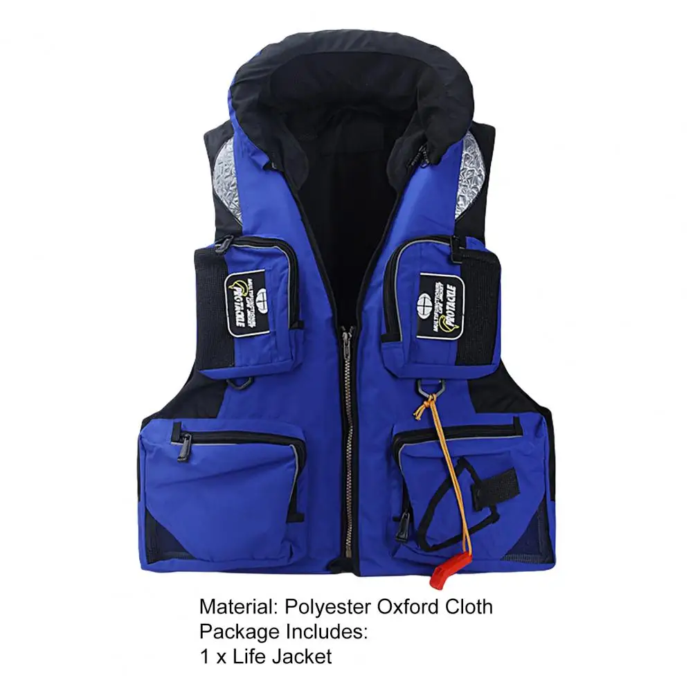 Professional Adult Life Vest for Fishing Water Skiing Upstream Driftiing Sandbeach Swimming Water Sports Safety Life Jacket Vest