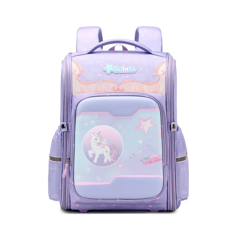 

Children British Style Noble Fashion Cartoon Backpacks New Girls Unicorn Boys Astronaut Space Cute School Bags High-capacity Hot