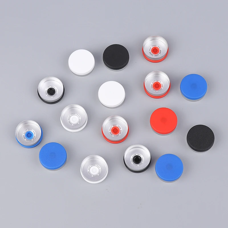 Medical Vial Cap Aluminum Cap Medical Bottle OD 20mm Diameter Aluminum Flip Off 100pcs