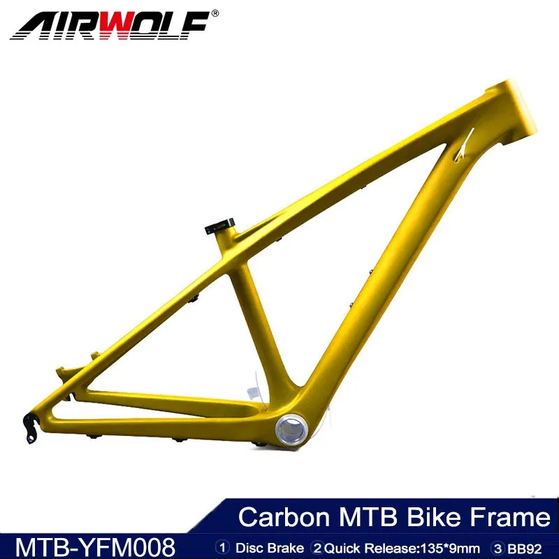 Airwolf Spedizione Gratuita T800 Nuovo Telaio Mtb 26Er Telai Per Bici In Carbonio Telaio Mtb In Carbonio Da 14 Pollici Telai Da Montagna In Carbonio 2