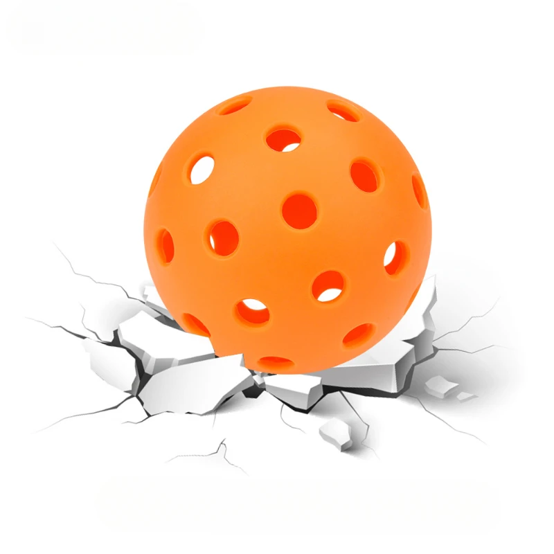 Baseball Practice Ball 72mm 26 hole injection molded pickleball Hole Ball Super soft outdoor practice Baseball 21g baseball balls