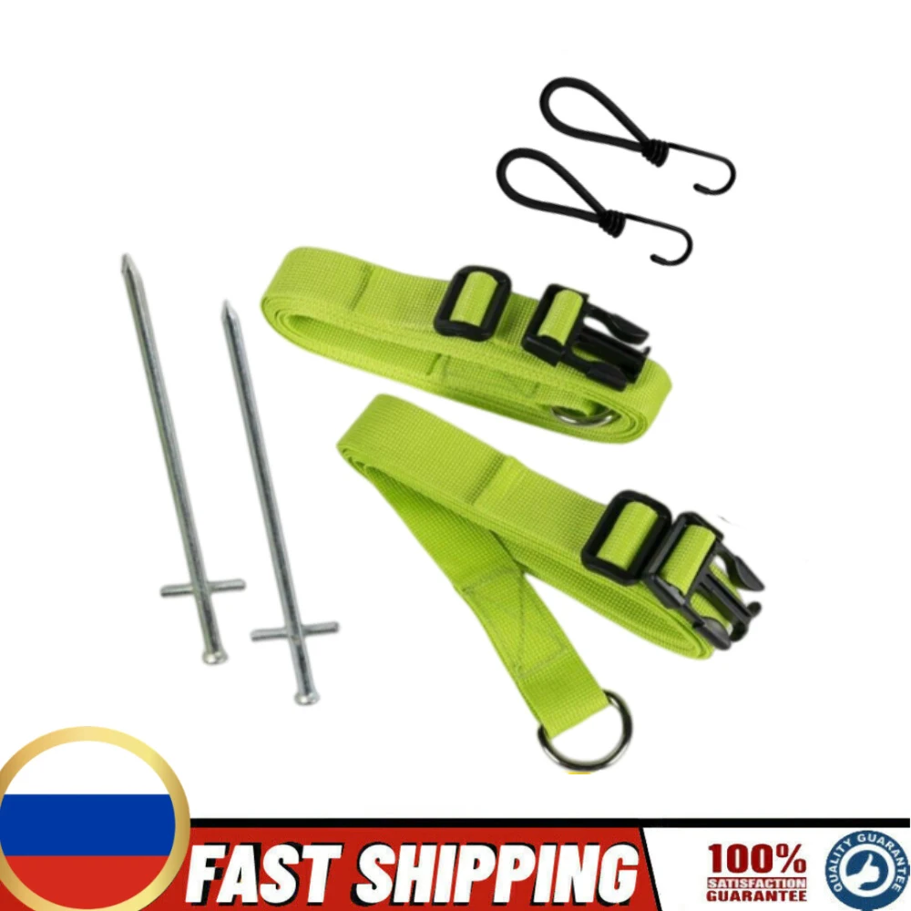 

For Kampa Dometic Storm Straps Awning Tie Down Kit New Caravan Motorhome Green