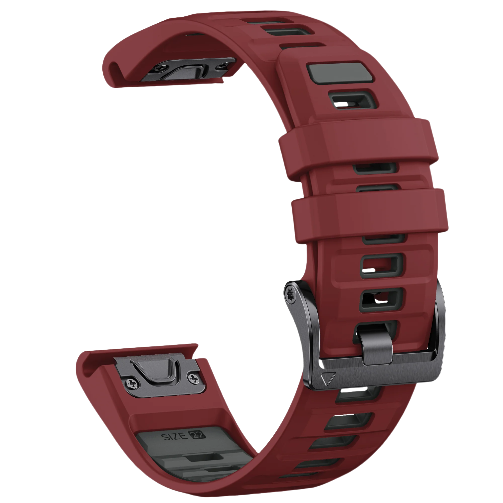 QuickFit Dual-Color Silicone Band - Sleek and Versatile