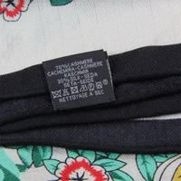 Cashmere Silk Scarf Designer Printed Luxury Pashmina Shawls for Women Hand Rolled Edges Stole Blanket Triangle Scarves Poncho - Image 6