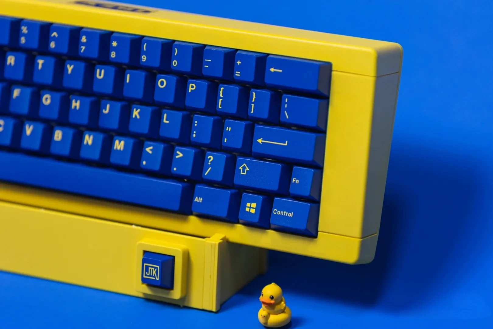 Jtk Ikey-amarelo Azul Tema Keycap Grupo Cores Abs Custom Keyboard Cap Cereja Perfil Key Cap Acessório Teclado Mecânico - Imagem 4