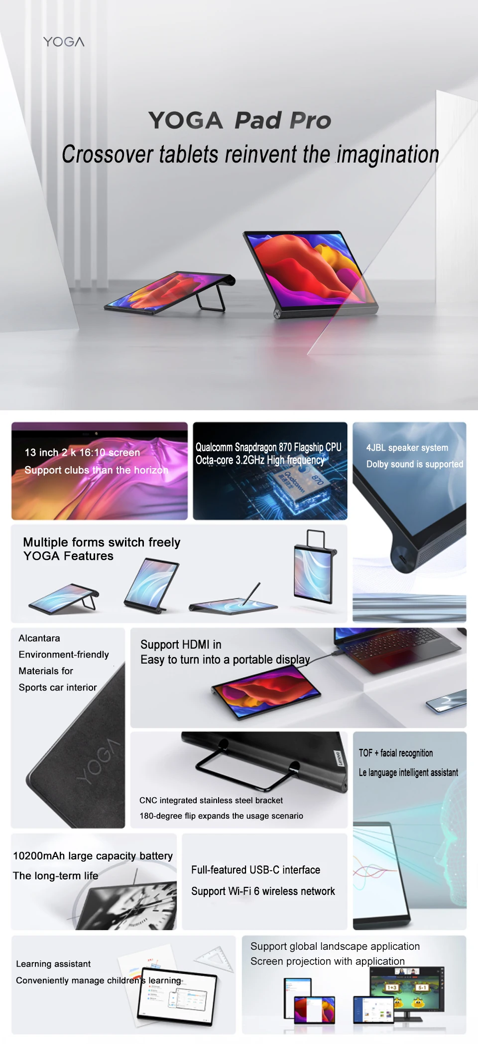 Lenovo Yoga Pad Pro Tablet- Smart cell direct 