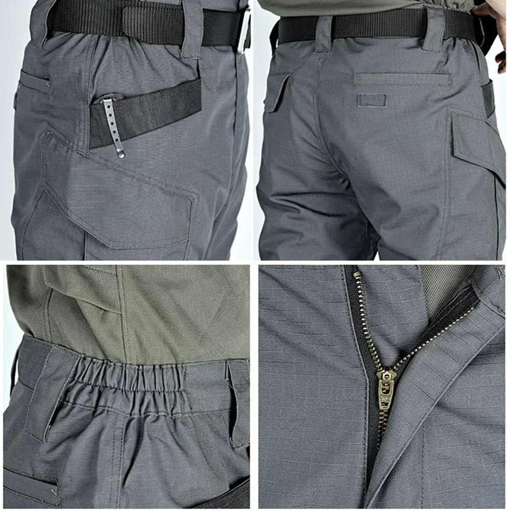 Tactical Pants Men Summer Work Wear Cargo Pant IX6 Raider Outdoor Multi-pocket Hunting Ripstop Camo Loose Hiking Trouser Spring
