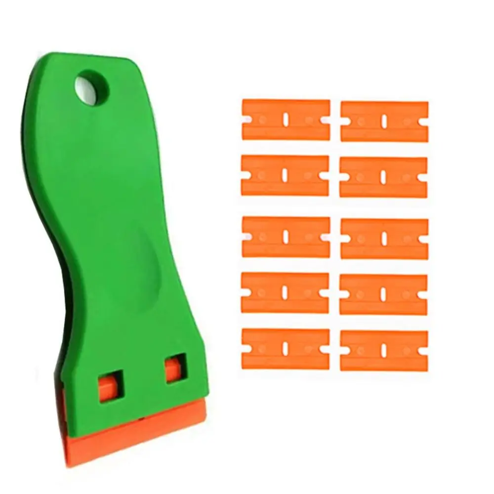 Plastic Glue Removal Shovel Glass Removal Household Cleaning Razor Blades Spatula Car Film Tools Stain Remover Spatula