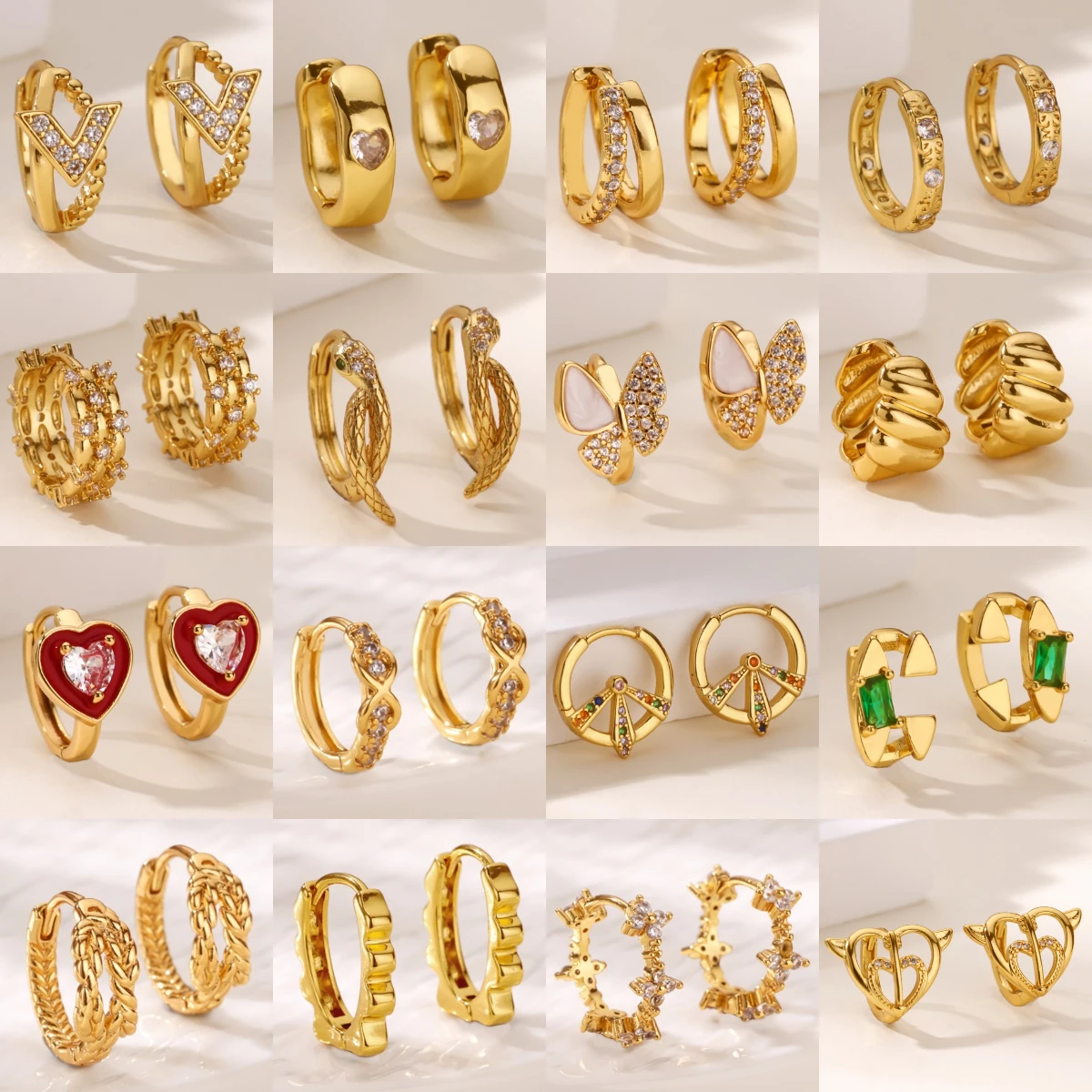 Vintage Exquisite Stainless Steel Geometry Stud Earrings for Women Imitation Pearl Gold Plated Drop Earrings Jewelry Party 2025