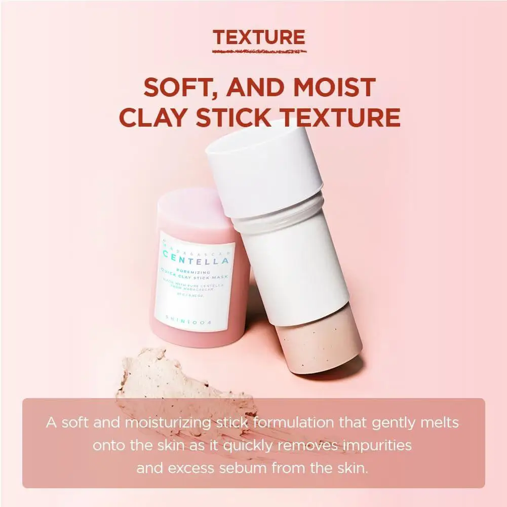 Original Korean SKIN1004 For Centella Himalayan Powder Salt Cleaning Stick Mud Membrane Shrink Pores Deep Cleansing Skin Care 4