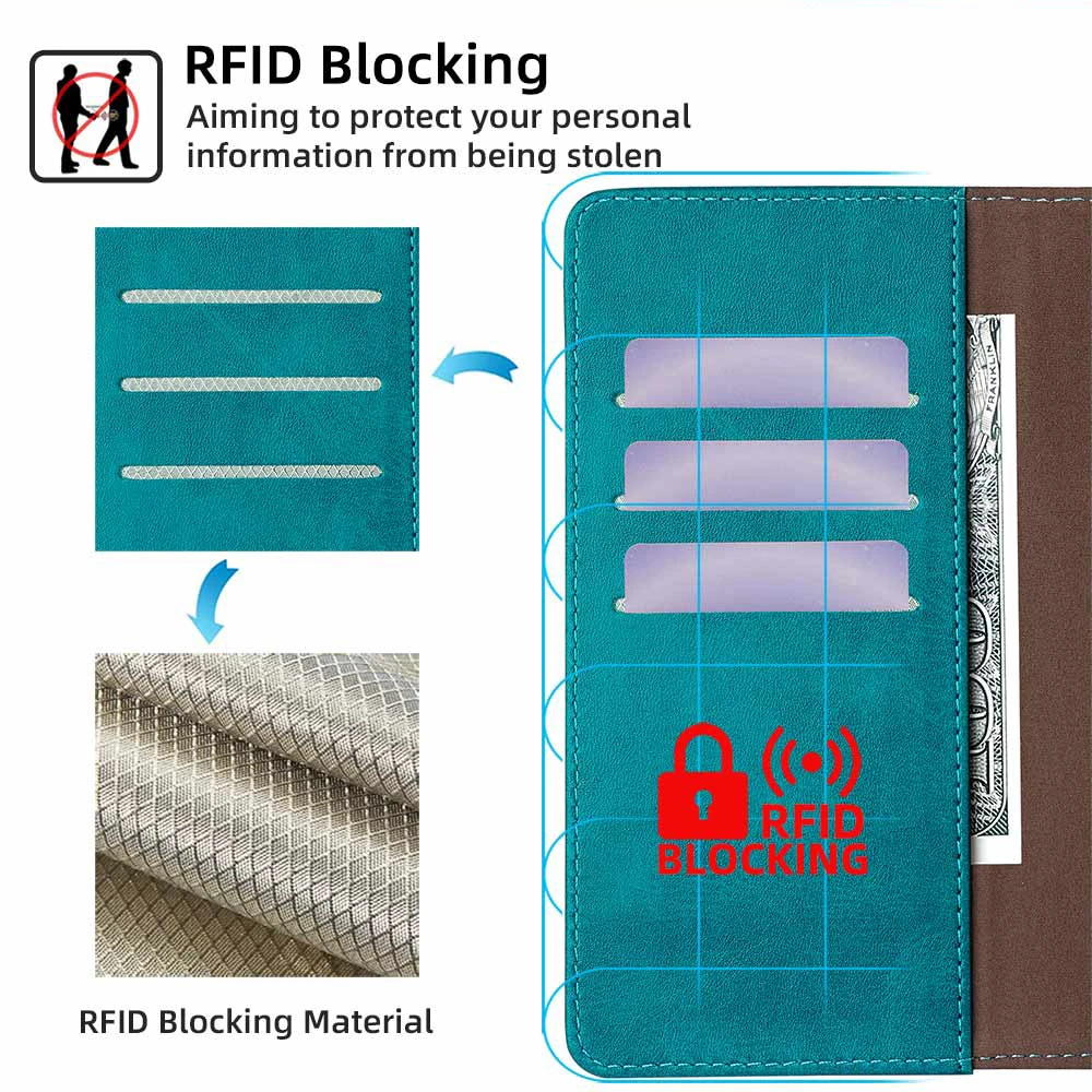 Phone Case Leather Wallet Case For OPPO Find X2 X3 Pro X3 X2 Neo Lite Magnet Buckle Protect RFID Blocking