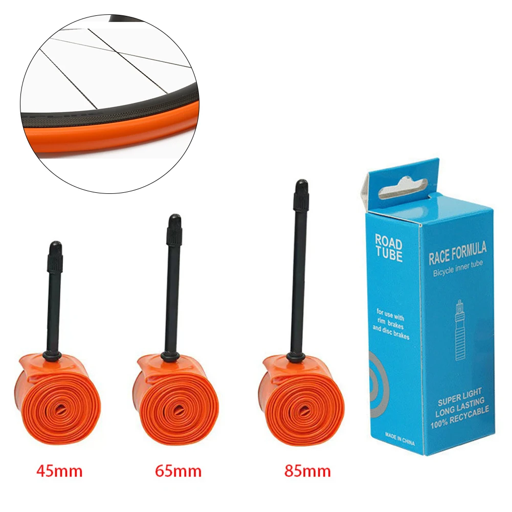 

28g 45/65/85m 700C Bike Inner Tube TPU Road Bicycle Tire 700C 18-28C Innertube Replacement Bike Accessories