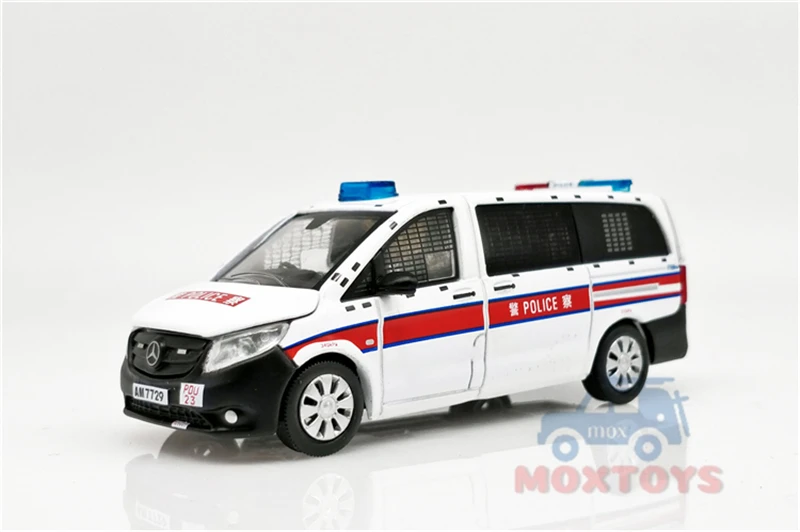 

Era Car 1:64 VITO Van Yellow Taxi H.K Police Patrol Mode Diecast Model Car