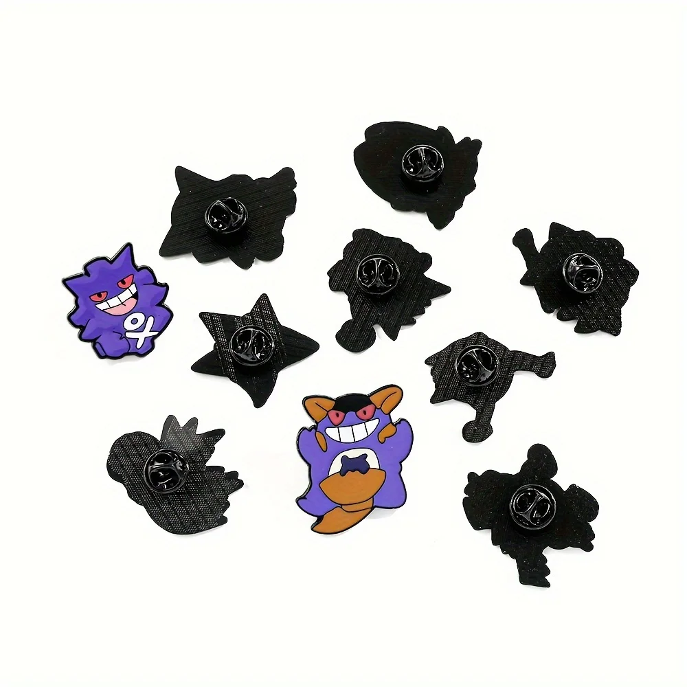 Creative Cubone Brooch Fashion Gengar Enamel Pins Backpack Clothing Jewelry Metal Badge Accessories Gift Men Women 5/10 Pcs enamel pins,enamel brooch,metal brooch