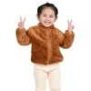 New Children's Autumn And Winter Jacket Warm Fashionable Soft Wool Jacket Kid's Solid Color Outdoor Sports Coat
