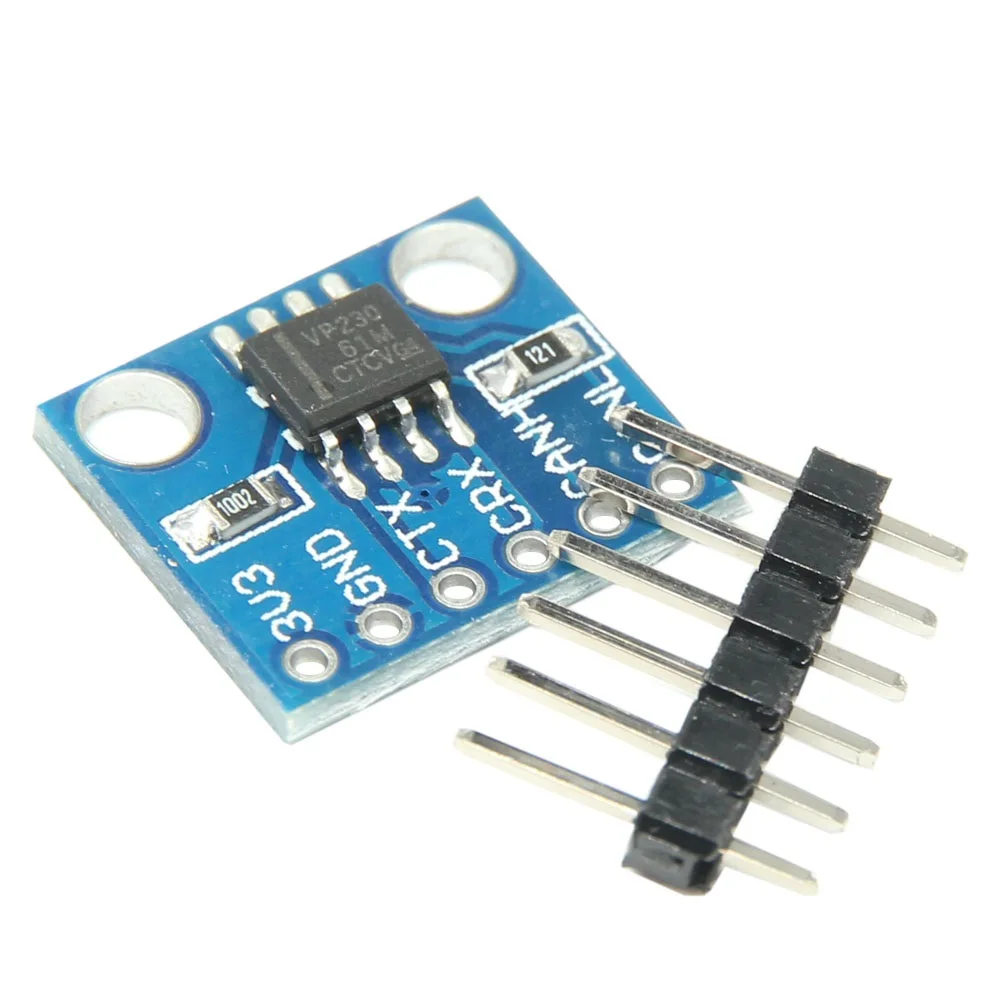 

Модуль связи приемопередатчика CAN-bus SN65HVD230 для arduino