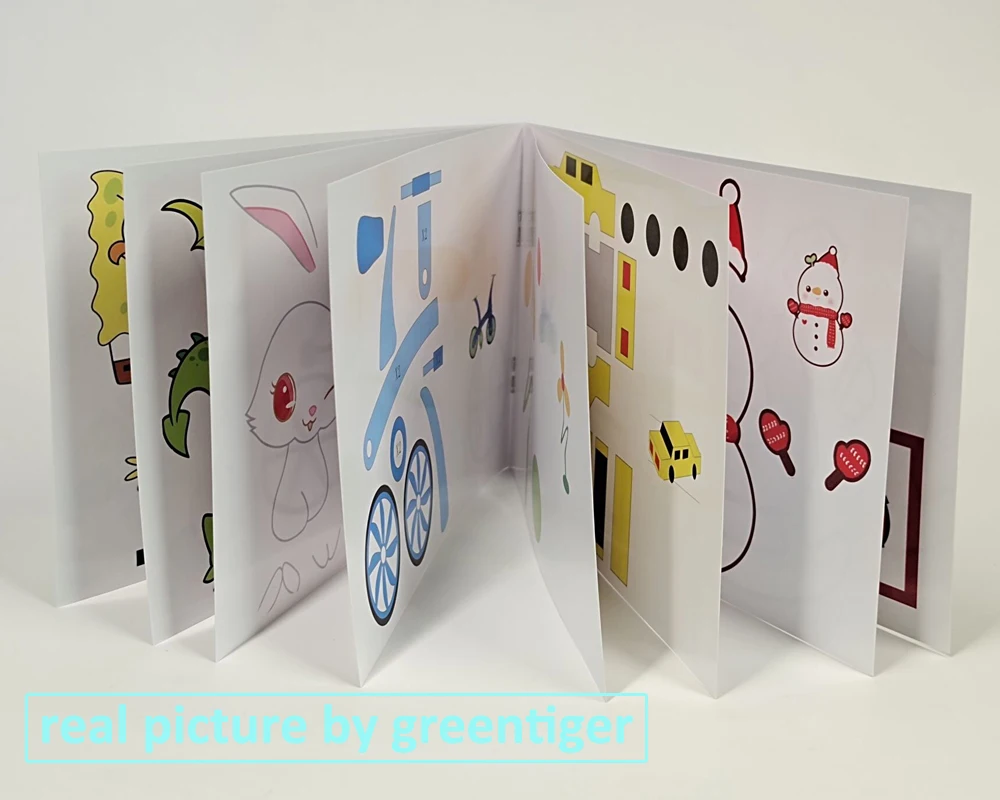 4 Sheets Random Special Paper Mold Template Drawing 3D Copy Plate for 3D Printing Pen for Kids Drawing Stencils Doodle 3d printing pen