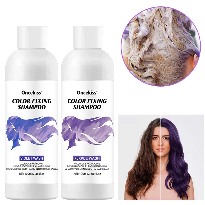 shampoing colorant temporaire violet