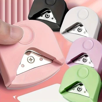 Taglierina angolare R4, perforatrice angolare portatile per carta, per tagliare foto, fai da te, scrapbooking, tagliacircoli, creatore di bottoni
