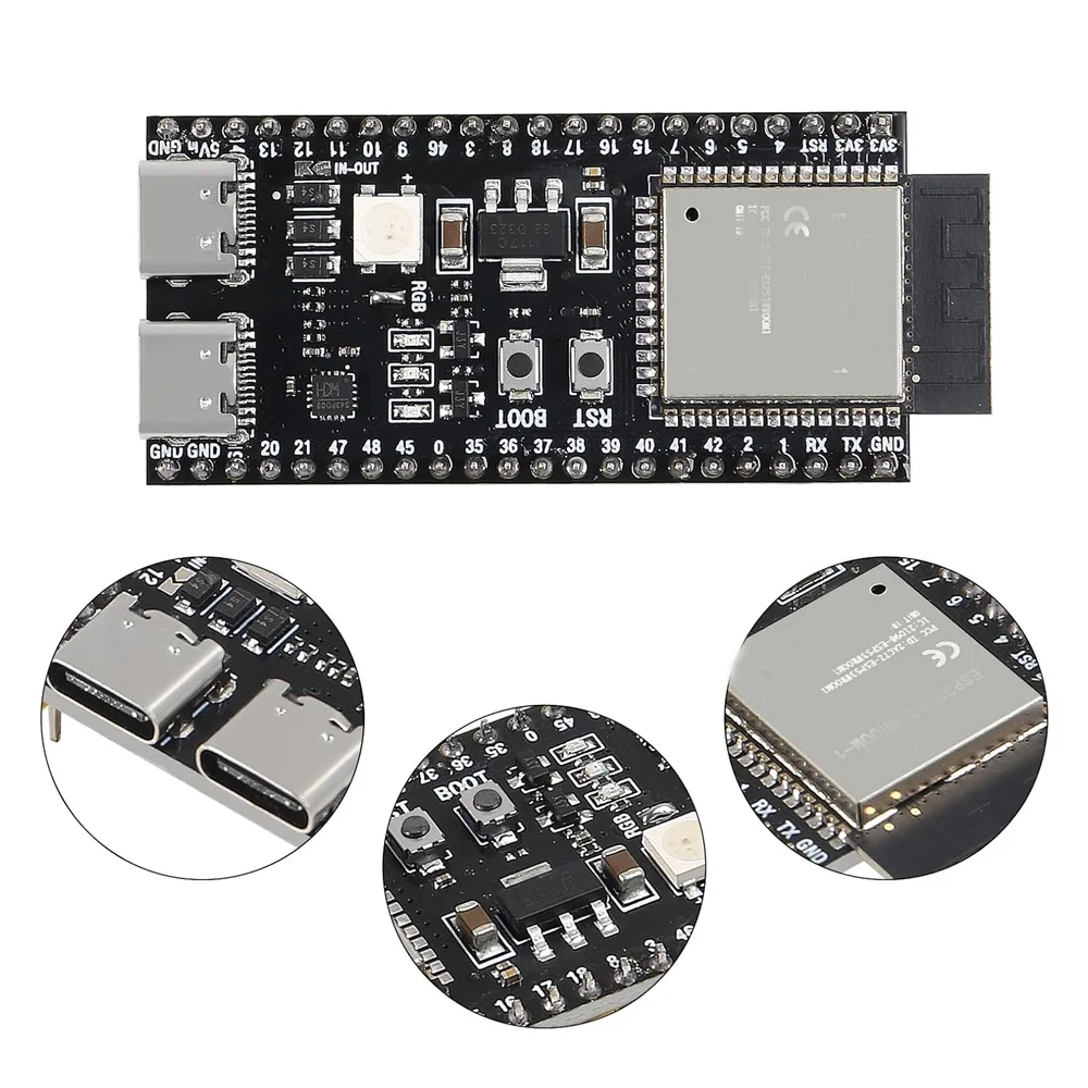 รูปสินค้า ESP32-S3 DevKitC บอร์ดพัฒนา Wi-Fi Bluetooth 5.0
