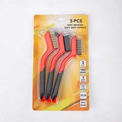 Premium 7 - Inch Stainless Steel Brass Cleaning Brush Set - 3 - Piece Rust Remover & Polishing Tool Kit (Upgrade 3pcs)