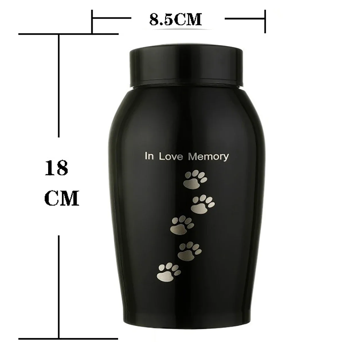 Cremation Urn Stainless Steel for Pets Dog Cat