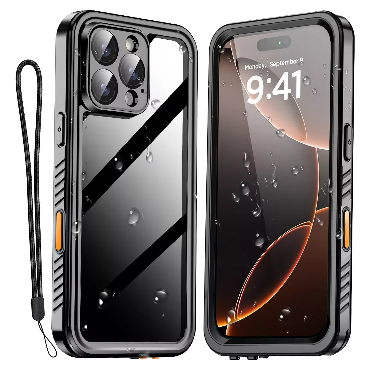 Luxury IP68 Waterproof Metal Aluminum Phone Case – Premium Underwater Swimming Protection Cover