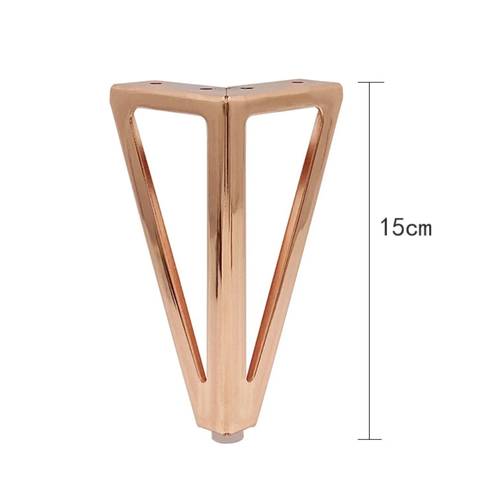 Metal furniture Legs 150mm Cabinet Base Feet V Shape Modern Black Replacement Hairpin Legs Furniture Metal Table Stand